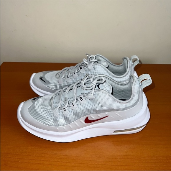 Women’s Nike Air Max Axis in Pure Platinum/Red Crush - Picture 14 of 16